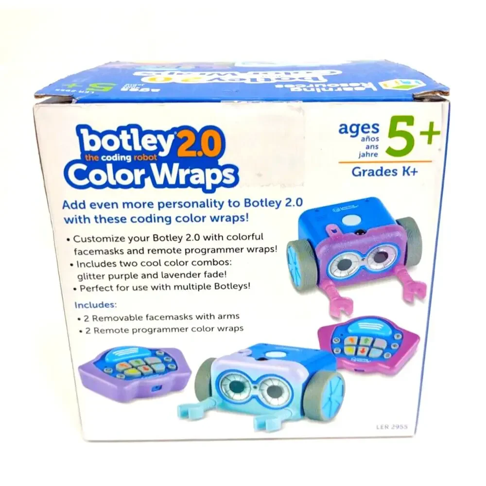 Learning Resources Botley 2.0 Color Wraps Purple Pack  2955 - New